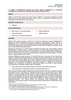 Sağlık ve Biyoteknoloji Alanında Dış Ticaret A&ccedil;ığının