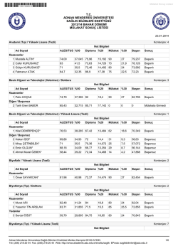 tc adnan menderes &uuml;niversitesi sağlık bilimleri enstit&uuml;s&uuml; 2013/14