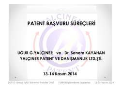 DETTO- Dokuz Eyl&uuml;l Teknoloji Transfer Ofisi FSMH