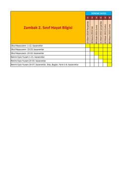 2. sınıf sınav i&ccedil;eriği