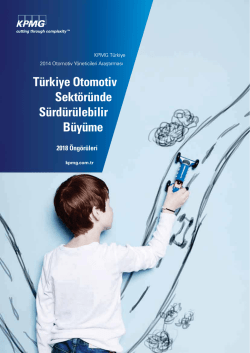 KPMG T&uuml;rkiye Otomotiv Sekt&ouml;r Raporu &ndash; 2014