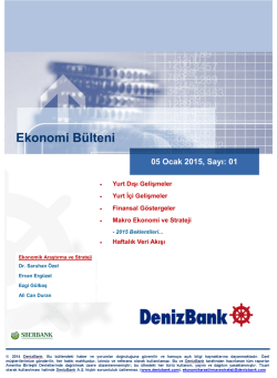 Dış Ticaret Dengesi, Kasım 2014