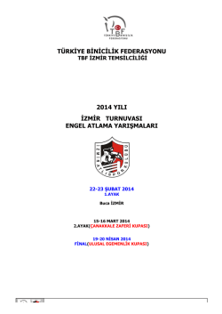 1. Ayak Yarışma Programı