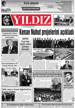 G&uuml;nl&uuml;k Gazetenin Tamamını Okumak İ&ccedil;in TIKLAYIN