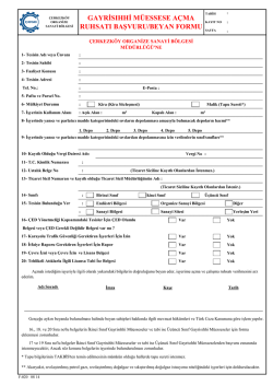 F-020 - &ccedil;erkezk&ouml;y organize sanayi b&ouml;lgesi