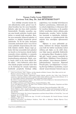 Şaka - Milli Folklor