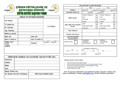 eğitim desteği başvuru formu-2014