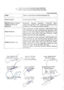 G&uuml;ndemin 44.Maddesi - Antalya Belediyesi