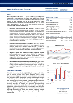 bmeks sekt&ouml;r&uuml;n g&ouml;r&uuml;n&uuml;m&uuml; bimeks bilgi işlem ve dış ticaret a.ş.