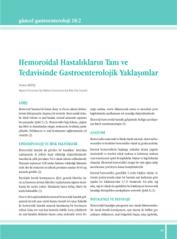 Makale PDF - G&uuml;ncel Gastroenteroloji