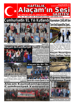 31 Ekim 2014 Sayı : 610