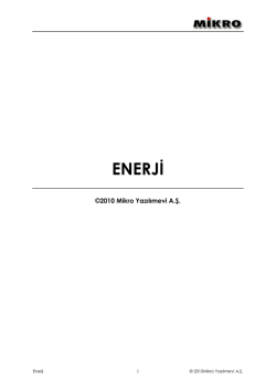 Enerji - Kıbrıs Mikro Destek