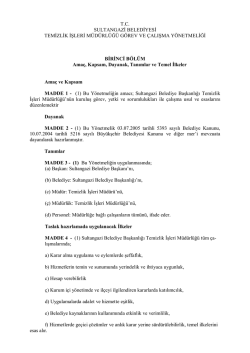 t.c. sultangazi belediyesi temizlik işleri m&uuml;d&uuml;rl&uuml;ğ&uuml; g&ouml;rev ve &ccedil;alışma