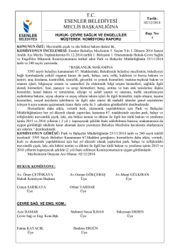 02/12/2014 Mevsimlik &ccedil;i&ccedil;ek ve s&uuml;s bitkisi bakım ihalesi hk.