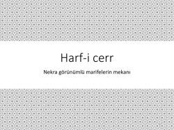 aö1-1 ders 8 harfi cerr
