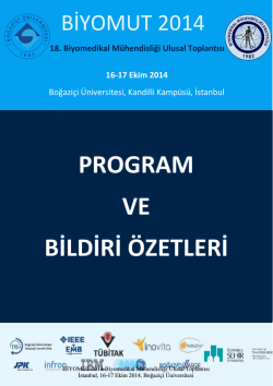 PROGRAM VE BİLDİRİ &Ouml;ZETLERİ
