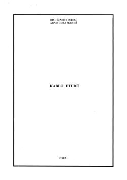 KABLO ET&Uuml;D&Uuml;