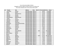 Harran &Uuml;niversitesi T&uuml;rk Dili ve Edebiyatı