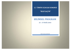 Kongre programını indirmek i&ccedil;in tıklayınız
