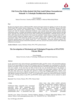 α-Si3N4-β SiAlON Seramiklerinin Kesici Takım