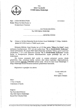 Duyuru İ&ccedil;in Tıklayınız.