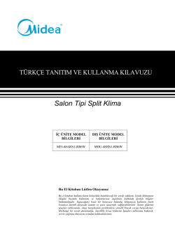 Salon Tipi Split Klima - Modern Klima Teknolojileri