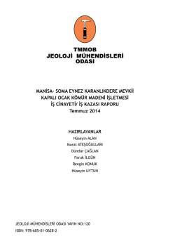 raporumuzu - Jeoloji M&uuml;hendisleri Odası