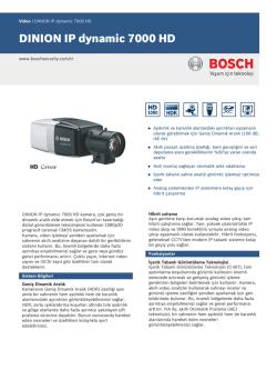 DINION IP dynamic 7000 HD