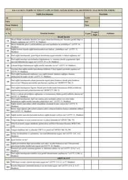 S. No Uygun Uygun Değil S1 S2 S3 S4 S5 S6 S7 S8 S9 S10 S11