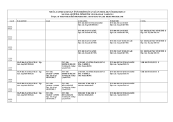 muğla sıtkı ko&ccedil;man &uuml;niversitesi yatağan meslek y&uuml;ksekokulu 2013