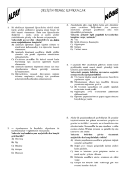 GELİŞİM TEMEL KAVRAMLAR