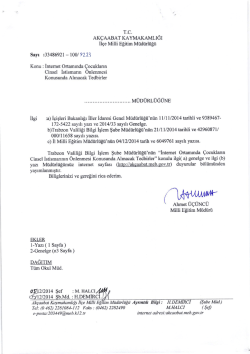 İnternet Ortamında &Ccedil;ocukların Cinsel İstismarının &Ouml;nlenmesi