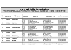 Gazetecilik B&ouml;l&uuml;m&uuml;