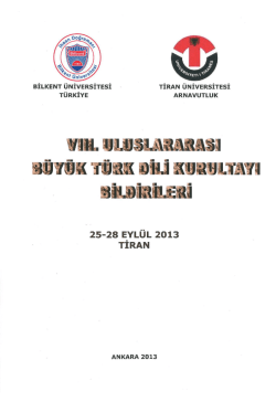 Anılara Yansıyan Y&ouml;nleriyle Arnavutluk ve Arnavutlar