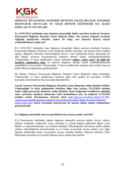 sermaye piyasasında bağımsız denetim lisans belgesi, bağımsız