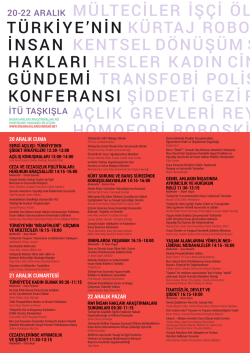 20-22 ARALIK İT&Uuml; TAŞKIŞLA