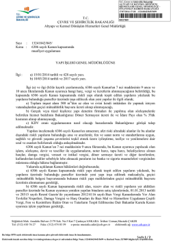 6306 sayılı kanun kapsamında KDV uygulaması