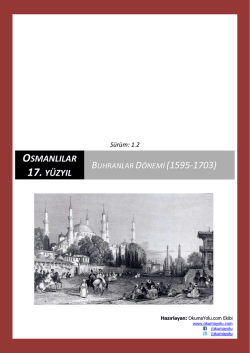 Buhranlar D&ouml;nemi (1595-1703)