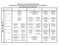 Deniz Ulaştırma İşletme M&uuml;hendisliği