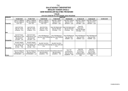 Gemi Makineleri İşletme Programı