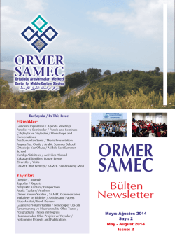 ormer samec - Sakarya &Uuml;niversitesi