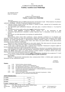 T.C. &Ccedil;ANKAYA KAYMAKAMLIĞI &Uuml;mitk&ouml;y Anadolu Lisesi M&uuml;d&uuml;rl&uuml;ğ&uuml;