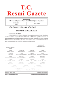 y&uuml;r&uuml;tme ve idare b&ouml;l&uuml;m&uuml;