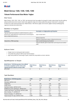 Mobil Delvac 1320, 1330, 1340, 1350 - Ak