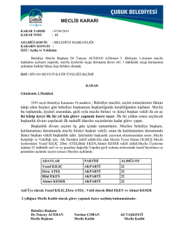 2014 nisan ayı meclis kararları