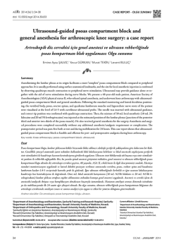 Ultrasound-guided psoas compartment block and