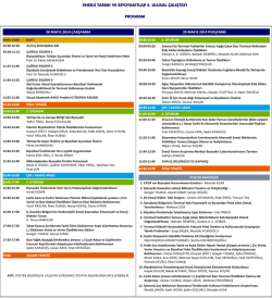 Çalıştay Programı - Enerji Tarımı ve Biyoyakıtlar 4. Ulusal Çalıştayı