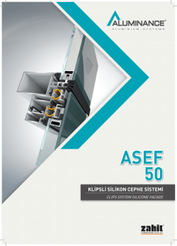 ASEF 50 - Akmanlar Al&uuml;minyum Profil Market