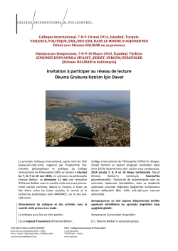 Invitation &agrave; participer au r&eacute;seau de lecture Okuma Grubuna Katılım