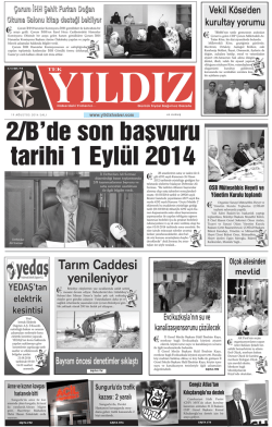 Günlük Gazetenin Tamamını Okumak İçin TIKLAYIN